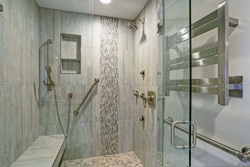 Recessed Shelves in Shower